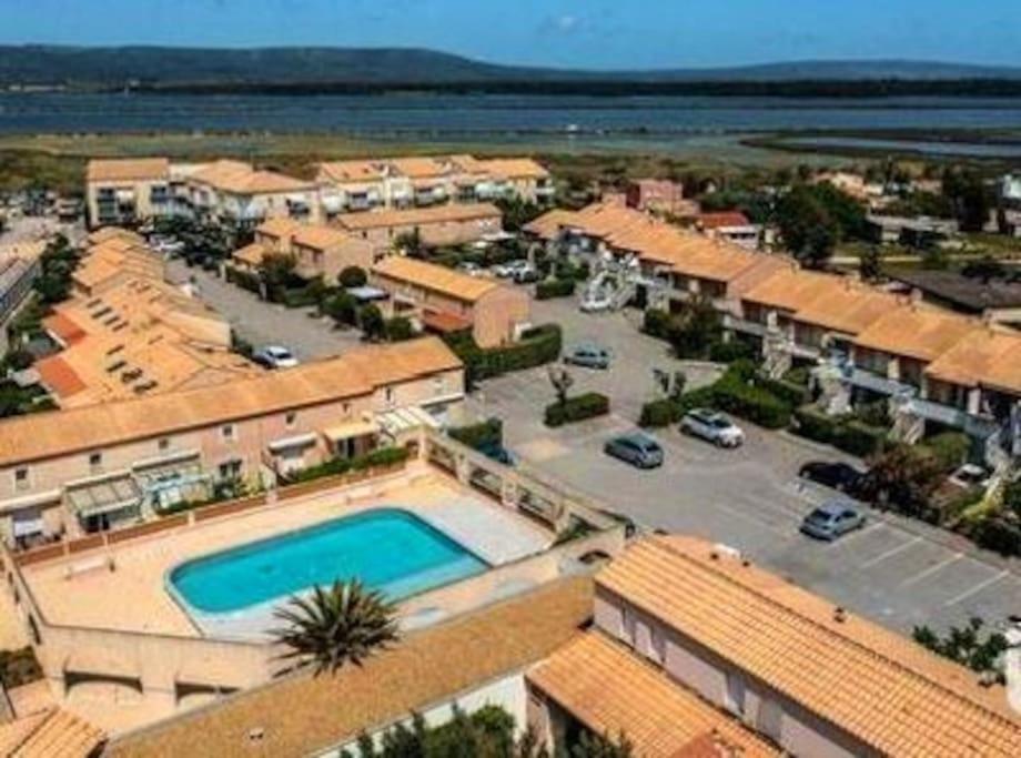Appart 5P Terrasse Sud Vue Mer, Acces Direct Plage Frontignan Zewnętrze zdjęcie